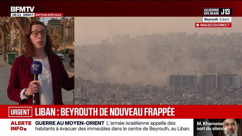 Guerre au Moyen-Orient: Israël frappe un immeuble du centre de Beyrouth