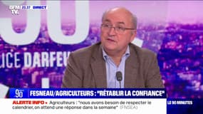 Syndicat agricoles reçus à Matignon: "Il faut qu'on ait des mesures concrètes", affirme Jean-Luc Poulain (président du salon de l'Agriculture)