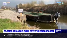 Saint-Omer: le marais doté d'un embarcadère