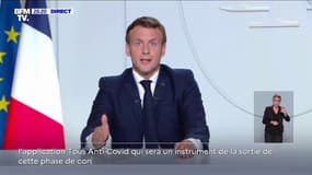 Emmanuel Macron: "L'application "Tous Anti-Covid" sera un instrument de la sortie de cette phase de confinement"