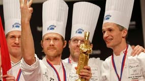 Rasmus Kofoed, un chef danois a décroché mercredi à Lyon le Bocuse d'Or, la plus prestigieuse récompense au monde décerné dans le domaine de la gastronomie, dans une atmosphère de finale de Coupe du monde de football. /Photo prise le 26 janvier 2011/REUTE