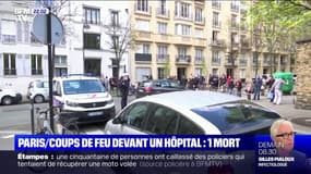Coups de feu devant un hôpital à Paris: un mort et une blessée, le tireur toujours en fuite