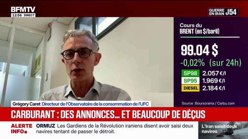 "Beaucoup de bruit pour pas grand chose": le directeur de l'observatoire de la consommation de Que choisir ensemble (ex-UFC) réagit aux annonces du gouvernement sur le carburant
