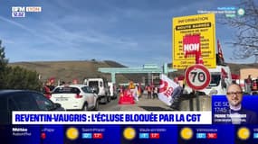 Retraites: l'écluse de Reventin-Vaugris bloquée, la navigation coupée sur le Rhône