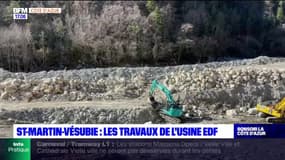 Saint-Martin-Vésubie: les travaux de l'usine EDF