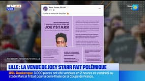 Lille: le collectif féministe NousToutes dénonce la venue de JoeyStarr