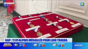 Gap: 11 Haut-Alpins médaillés pour leur travail