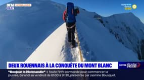 Rouen: deux habitants à la conquête du Mont blanc