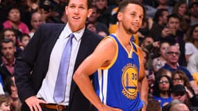 Luke Walton et Stephen Curry