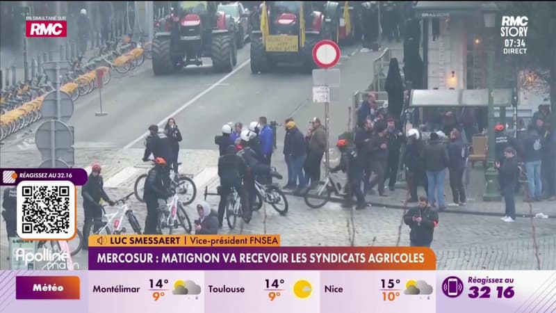 Mercosur : Matignon va recevoir les syndicats agricoles