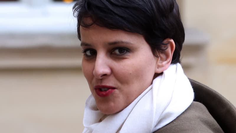 Najat Vallaud-Belkacem a annoncé des sanctions, "dans les six mois", pour les entreprises qui ne remédient pas efficacement aux inégalités salariales hommes/femmes.