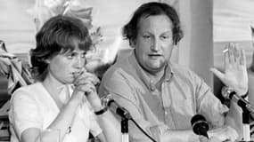 Isabelle Huppert et CLaude Goretta au festival de Cannes en 1977