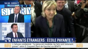 Scolarité des enfants étrangers: "Marine Le Pen souhaite l'application de la loi que beaucoup semblent avoir oublié dans notre pays", Florian Philippot