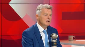 Le patron du Parti communiste français Fabien Roussel sur BFMTV-RMC le 26 août 2024