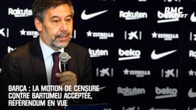 Barça : La motion de censure contre Bartomeu acceptée, référendum en vue