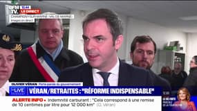 Olivier Véran sur les retraites: "Nous continuons d'expliquer notre réforme aux Français"
