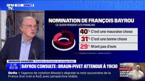 Sondage: 40% des Français considèrent la nomination de François Bayrou comme une mauvaise chose