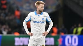 Arthur Vermeeren avec l'OM, le 25 novembre 2025