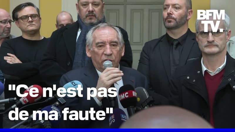 Affaire Bétharram: la prise de parole de François Bayrou, après sa rencontre avec l'association de victimes de l'établissement