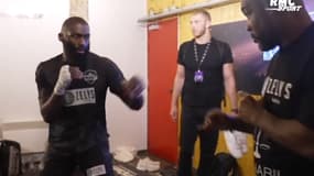 Cédric Doumbé avant son combat contre Jordan Zebo au PFL, le 30 septembre 2023