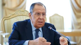 Le chef de la diplomatie russe Sergueï Lavrov à Moscou, le 20 mars 2023