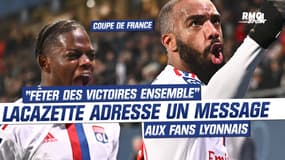 "On veut célébrer des victoires tous ensemble", Lacazette adresse un message aux supporters de l'OL 