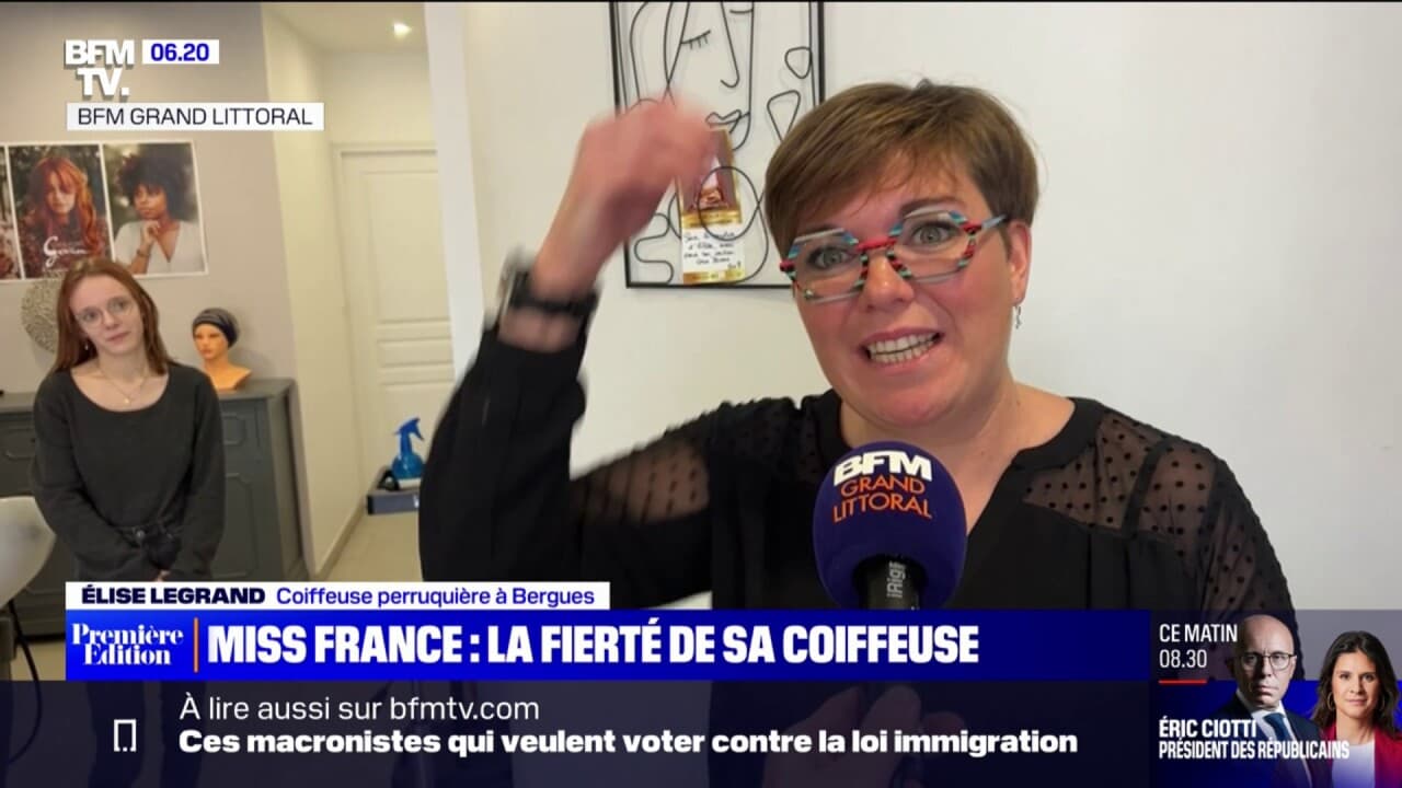 "Ça a commencé ici": la fierté de la coiffeuse qui a coupé les cheveux