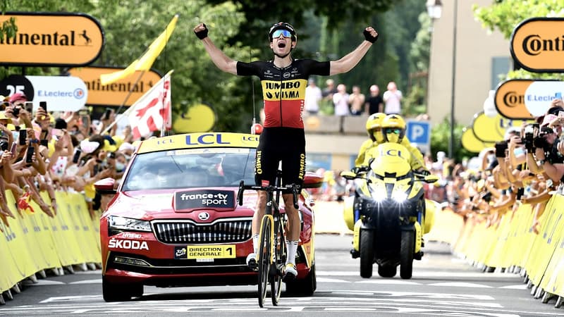 Tour de France: la démonstration de Van Aert dans le Ventoux, Pogacar inquiété