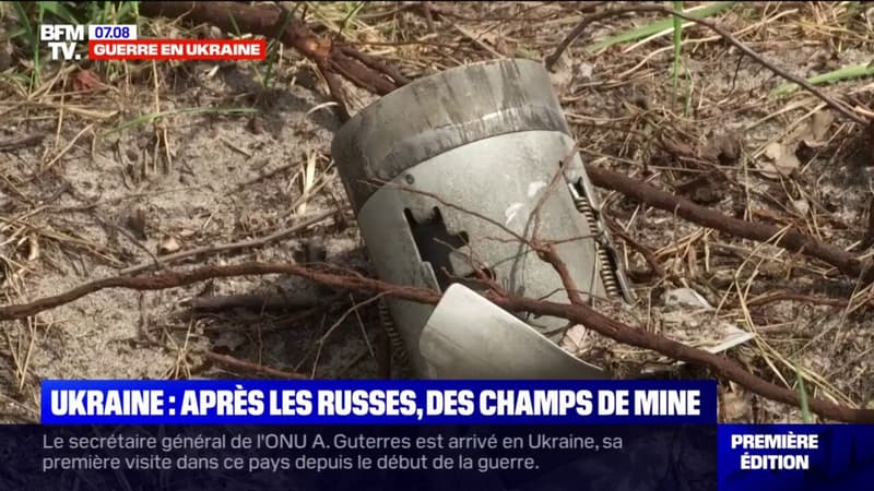 Guerre en Ukraine: après le départ des soldats russes, le danger des mines et des obus