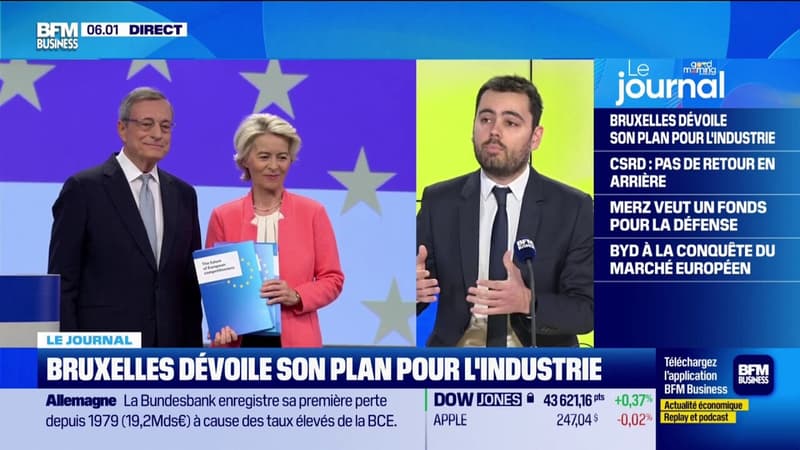 La Commission européenne dévoile aujourd'hui sa feuille de route pour relancer l'industrie européenne