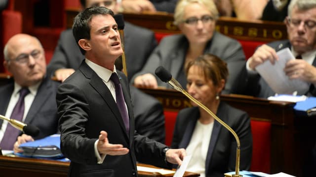 Manuel Valls à l'Assemblée nationale le 17 novembre.