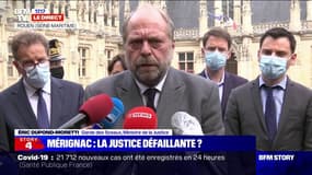 "Je n'aurais pas la main qui tremble": Éric Dupond-Moretti s'exprime après le féminicide à Mérignac