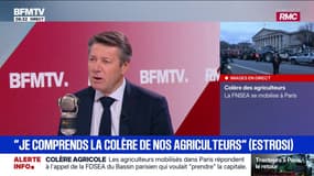 Colère des agriculteurs: "Ça fait des décennies que la France a cédé des pans entiers à des normes européennes", déplore Christian Estrosi, maire "Horizons" de Nice