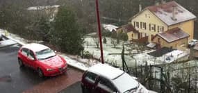 La neige est tombée à Hayange - Témoins BFMTV