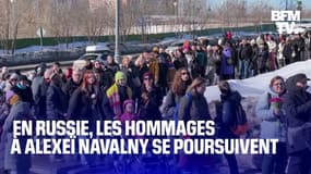 Depuis trois jours, les hommages à Alexeï Navalny se poursuivent en Russie 