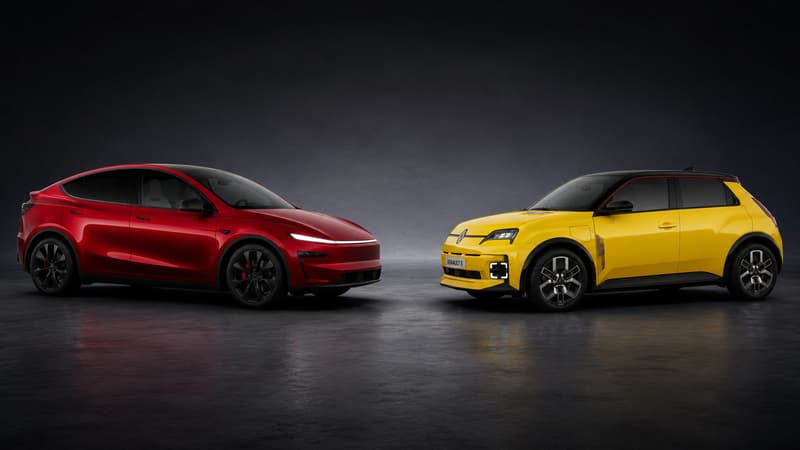 Les Français n'ont (presque) jamais acheté autant d'électriques: qui remporte le titre de la voiture la plus vendues entre le Model Y de Tesla et la R5 de Renault?