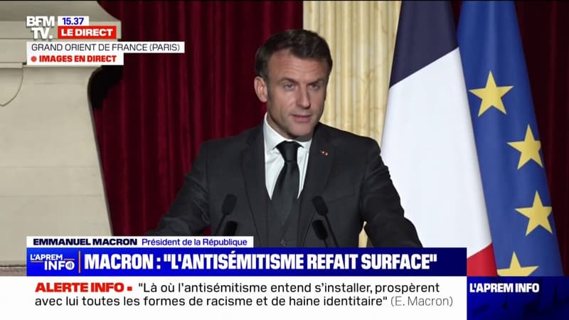 Emmanuel Macron face au Grand Orient de France: 