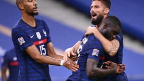Upamecano avec Nzonzi et Giroud