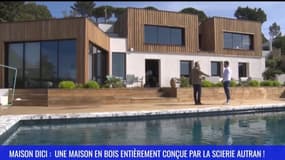 MAISON D'ICI : Une maison en bois entièrement conçue par la scierie Autran