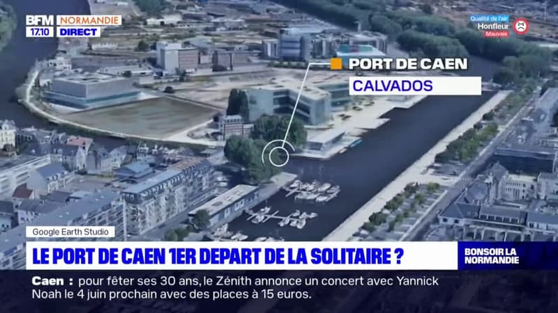 Calvados: le port de Caen, premier départ de la Solitaire? 