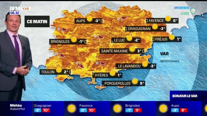 Météo Var: du soleil mais des gelées ce lundi