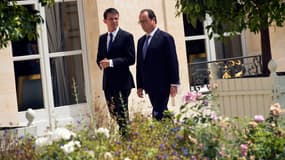 Manuel Valls et François Hollande le 16 juin 2015
