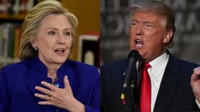 Hillary Clinton et Donald Trump.