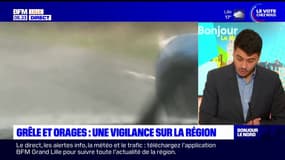 Nord-Pas-de-Calais: grêle et orages sur toute la région ce mardi