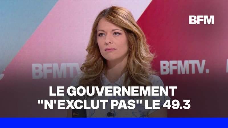 Maud Bregeon évoque la nécessité de "réduire le déficit" dans un "contexte économique difficile"