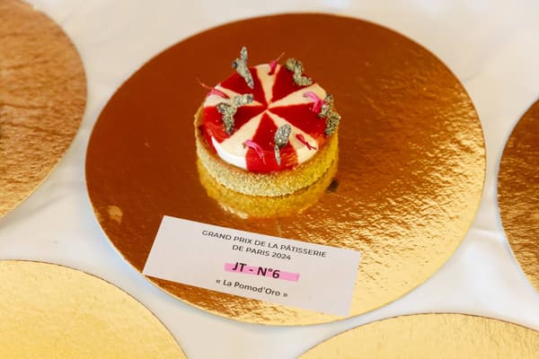 Avec sa pâtisserie nommée "La Pomod'Oro", Baptiste Willot a remporté le Prix Jeunes talents de la pâtisserie de la ville de Paris. 