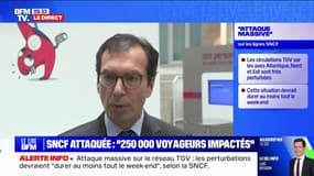 "C'est la France qu'on attaque": Jean-Pierre Farandou dénonce une "bande d'illuminés" après les actes de malveillance contre la SNCF