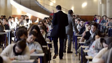 Un examen de première année à la faculté de médecine de Marseille, le 11 décembre 2012.