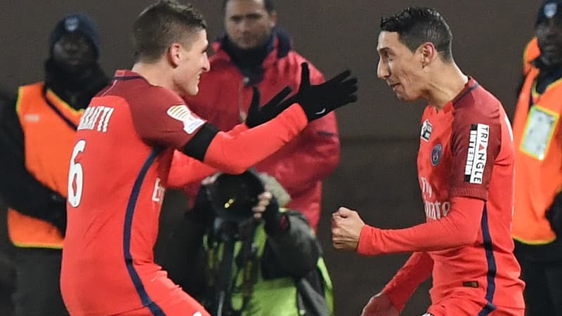 Marco Verratti et Angel Di Maria