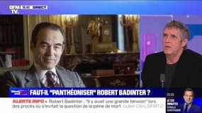 Mort de Robert Badinter: "Il aurait tout à fait sa place" au Panthéon, affirme Julien Clerc